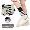 Combo 5 đôi tất nam nữ cao cổ kiểu rách GOMTAT phong cách Hàn Quốc, sợi cotton mềm mại, thoáng mát - CAOWASH-PO-3025-CB5