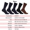 Tất nam cổ cao Chấm Bi, dòng tất đi giày tây cao cấp, vớ nam cổ cao chất cotton hút ẩm, thoáng khí, tất nam công sở, vớ đi giày tây Menswear - GOM-CHAMBI-1DOI