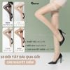 Set 10 đôi tất vớ dài qua gối nữ GOMTAT che khuyết điểm siêu dai, chất liệu sợi poly mềm mịn co giãn - D16-A104-CB10