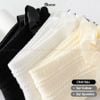 Combo 5 đôi tất lolita nữ cổ trung GOMTAT, chất liệu polyester mềm mịn, thiết kế viền ren dễ thương - HOT-1802-CB5
