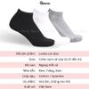 Combo 5 đôi tất nam nữ cổ ngắn GOMTAT basic, vớ cổ ngắn chất cotton dày dặn thoáng khí, không xù lông - LD-S01-TRON-CB5