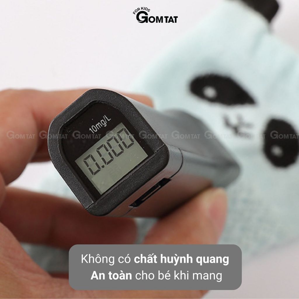 Combo 6 đôi tất lưới chống muỗi trẻ em GOMTAT vớ lưới thoáng khí hút ẩm an toàn - YIQ-W005-CB6