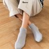 Combo 10 đôi tất nam cổ thấp GOMTAT, chất liệu cotton mặt lưới cao cấp hút ẩm khử mùi - FIVE-2002-CB10