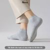 Combo 5 đôi tất cổ ngắn nam GOMTAT gân chìm, chất liệu cotton hút ẩm thoáng khí khử mùi -FIVE-TAY10-NGAN-CB5