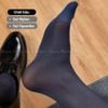 Hộp 5 đôi vớ công sở nam GOMTAT, tất nam đi giày tây chất liệu sợi nylon cao cấp, vớ cổ cao nam họa tiết sọc gân xuyên thấu, mềm mịn êm chân, Menswear - D16-A094-CB5