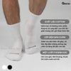 Combo 5 đôi vớ nam nữ cổ lửng GOMTAT, chất liệu cotton dày dặn, có đệm lót xù êm chân - STA-5009-TRUNG-CB5