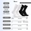 Hộp 5 đôi tất xù GOMTAT cổ cao trơn nam nữ có đệm xù dày chất liệu cotton êm chân - TATXU-TRON-CB5
