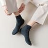Combo 10 đôi tất cổ ngắn nam GOMTAT trơn, chất cotton hút ẩm thoáng khí - NGANTRON-FIVE-2003-CB10