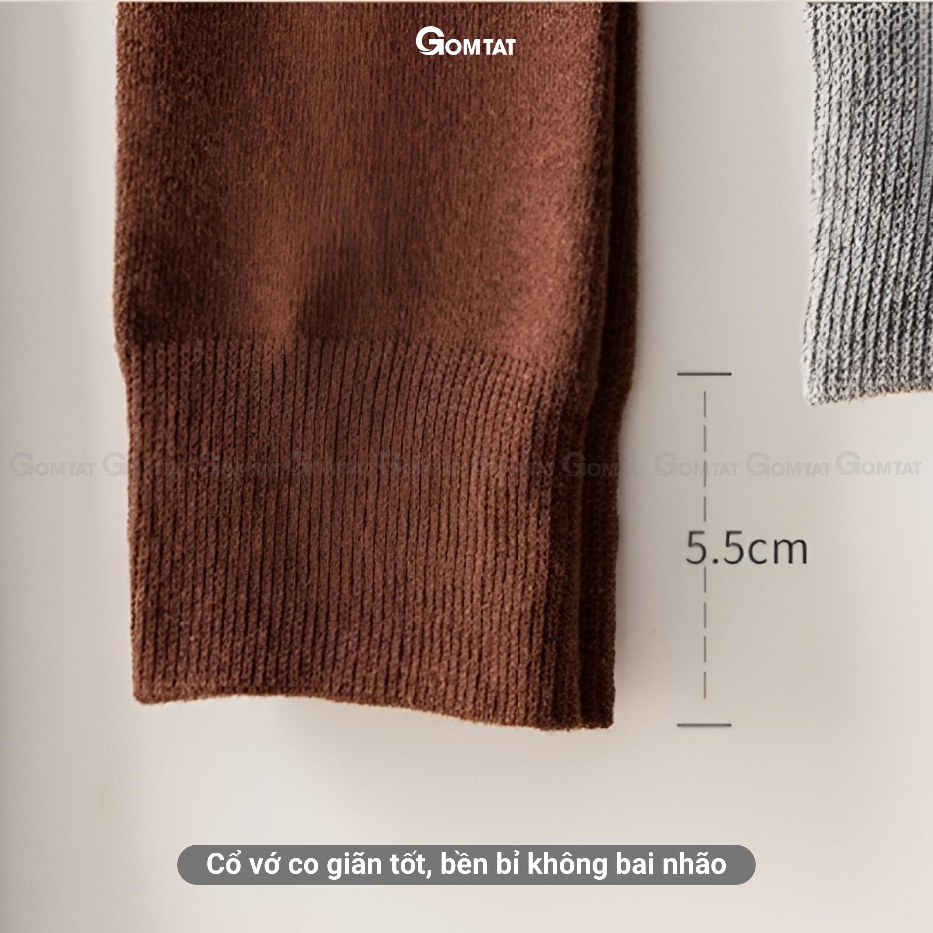 Tất nam đi giày tây dài dưới gối GOMTAT, vớ dài nam chất liệu cotton mềm mịn hút ẩm, thoáng khí, khử mùi êm chân Menswear - HOT-1804-1DOI