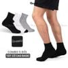 Combo 5 đôi tất nam nữ cổ cao GOMTAT basic, vớ trơn cổ cao mềm mịn, hút ẩm thoáng khí, khử mùi chân - GOMSOCKS-CAO-5DOI