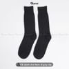 Hộp 4 đôi tất đen nam cao cổ GOMTAT mẫu gân chìm, vớ nam công sở cổ cao chất liệu cotton cao cấp - GOM-MIX09-DEN-CB4