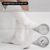 Combo 10 đôi vớ trắng GOMTAT nam nữ cổ cao, chất liệu cotton mềm mại, có lót xù êm chân - STA-5009-CB10