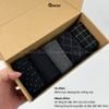Hộp 5 đôi tất nam cổ cao công sở GOMTAT mẫu MIX04, vớ giày tây nam dài chất liệu cotton cao cấp - GOM-MIX04-CB5