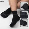 Combo 5 đôi vớ cổ ngắn nam nữ GOMTAT, chất liệu cotton hút ẩm khử mùi, có đệm xù êm chân - STA-5009-NGAN-CB5
