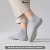 Combo 10 đôi tất cổ ngắn nam GOMTAT hoạ tiết gân chìm, chất liệu cotton cao cấp, thấm hút mồ hôi - FIVE-TAY10-NGAN-CB10