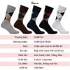 Hộp 5 đôi tất nam cao cổ đi giày tây GOMTAT hoạ tiết quả trám sợi cotton cao cấp - GOM-QUATRAM-CB5