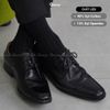 Hộp 10 đôi vớ nam cổ cao công sở GOMTAT mẫu gân chìm màu đen, chất liệu cotton, thoáng mát - GOM-TAYGANCHIM-DEN-CB10