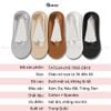 Combo 10 đôi tất lười nữ đi giày búp bê GOMTAT, chất liệu lụa cotton mềm mát, thấm hút thoáng khí - TATLUA-UYE-7002-CB10