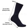 Tất nam cổ cao Chấm Bi, dòng tất đi giày tây cao cấp, vớ nam cổ cao chất cotton hút ẩm, thoáng khí, tất nam công sở, vớ đi giày tây Menswear - GOM-CHAMBI-1DOI
