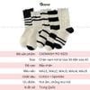 Combo 5 đôi tất nam nữ cao cổ kiểu rách GOMTAT phong cách Hàn Quốc, sợi cotton mềm mại, thoáng mát - CAOWASH-PO-3025-CB5