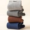 Hộp 5 đôi tất dài nam đi giày tây GOMTAT cao gần gối, chất liệu cotton cao cấp hút ẩm khử mùi - HOT-1804-CB5