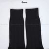 Hộp 4 đôi tất đen nam cao cổ GOMTAT mẫu gân chìm, vớ nam công sở cổ cao chất liệu cotton cao cấp - GOM-MIX09-DEN-CB4