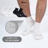 Combo 5 đôi vớ cổ ngắn nam nữ GOMTAT, chất liệu cotton hút ẩm khử mùi, có đệm xù êm chân - STA-5009-NGAN-CB5