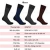 Tất đi giày tây nam cổ cao GOMTAT mẫu sọc xương cá, vớ nam công sở chất liệu cotton cao cấp, thoáng mát êm chân, tất nam công sở, vớ cao cổ nam Menswear - GOM-MIX14-1DOI