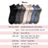 Combo 10 đôi tất cổ ngắn nam GOMTAT trơn, chất cotton hút ẩm thoáng khí - NGANTRON-FIVE-2003-CB10