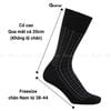 Tất nam cổ cao công sở họa tiết, vớ cao cổ nam đi giày tây chất liệu cotton cao cấp thoáng mát Menswear - GOM-TAY11-DENCAROTRANG