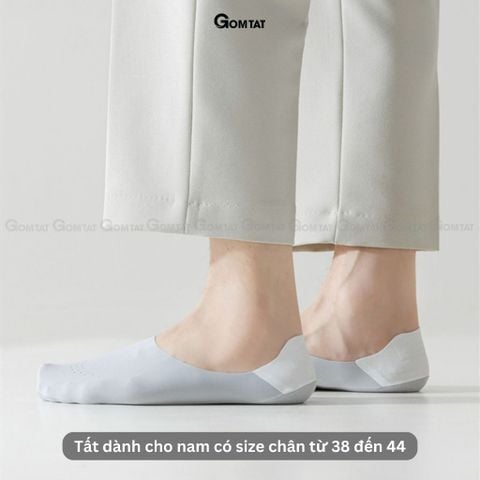  Combo 6 đôi tất nam đi giày lười GOMTAT, chất liệu cotton cao cấp êm chân thoáng khí khử mùi - LUA-SUX-1104-CB6 