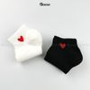Tất cổ thấp nữ GOMTAT họa tiết trái tim, chất liệu cotton mềm mịn hút ẩm thoáng khí khử mùi êm chân  -TRAITIM-XH-1DOI