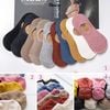 Tất lười nữ đi giày búp bê nhiều màu, vớ lười nữ chất liệu sợi cotton cao cấp có thun cổ chống tuột gót, tất lười nữ Đen, vớ nữ đi giày búp bê, Women - HAI-FIVE-2006-1DOI