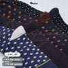 Hộp 4 đôi tất nam cổ cao công sở GOMTAT mẫu MIX06, chất liệu cotton mềm mại thoáng khí  -GOM-MIX06-CB4