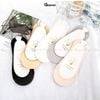 Tất đi giày cao gót nữ GOMTAT, vớ đi giày cao gót chất liệu cotton cao cấp, mềm mại, êm chân, tất đi giày búp bê, vớ mang giày búp bê Trắng - CAOGOT-SUX-19218-1DOI