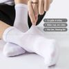 Combo 5 đôi tất cổ trung nam nữ GOMTAT chất liệu cotton cao cấp, thiết kế mặt lưới thoáng khí - GOM-KLB-TRONLUNG-CB5