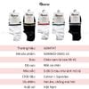 Combo 5 đôi vớ cổ ngắn nam nữ GOMTAT mẫu 2 sọc, chất liệu cotton hút ẩm thoáng khí khử mùi êm chân  -GOM503-2SOC-CB5