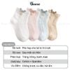 Combo 4 đôi tất trẻ em lưới thoáng khí GOMTAT chất liệu cotton mềm mại an toàn cho bé - YIQ-W018-CB4