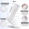 Hộp 5 đôi tất xù GOMTAT cổ cao trơn nam nữ có đệm xù dày chất liệu cotton êm chân - TATXU-TRON-CB5