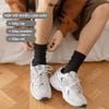 Hộp 5 đôi tất nam cổ cao màu đen GOMTAT, vớ đen cao cổ basic cotton thoáng khí - TAY-FIVE-2008-CB5