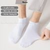 Combo 10 đôi vớ cổ thấp nam GOMTAT trơn basic, chất liệu cotton cao cấp hút ẩm thoáng khí khử mùi -NT2-FIVE-2005-CB10