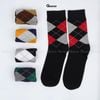 Tất đi giày tây cổ cao GOMTAT mẫu quả trám, vớ nam công sở chất liệu cotton cao cấp hút ẩm thoáng khí, tất nam công sở, vớ nam cổ cao Menswear - GOM-QUATRAM-1DOI