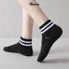 Tất nam nữ cổ ngắn hàn quốc GOMTAT, chất liệu cotton cao cấp nhiều màu thoáng khí hút ẩm tốt - NGAN-2SOC-201-1DOI