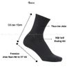 Combo 10 đôi tất vớ nam nữ cổ trung trơn màu GOMTAT chất liệu cotton cao cấp, thiết kế thoáng khí -GOM-KLB-TRONLUNG-CB10