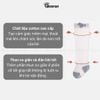 Combo 6 đôi tất trẻ em lưới thoáng khí chống muỗi GOMTAT vớ trẻ em mềm mịn, mát mẻ - YIQ-W007-CB6