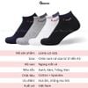 Combo 5 đôi vớ thể thao cổ ngắn nam nữ GOMTAT, tất trơn cổ ngắn vải cotton thoáng mát, không xù lông - LD-S01-LEXIS-CB5