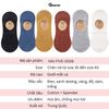 Tất lười nữ đi giày búp bê nhiều màu, vớ lười nữ chất liệu sợi cotton cao cấp có thun cổ chống tuột gót, tất lười nữ Đen, vớ nữ đi giày búp bê, Women - HAI-FIVE-2006-1DOI