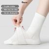 Hộp 5 đôi tất nam nữ cổ cao GOMTAT thoáng khí, vớ trơn chất cotton khử mùi êm chân - PRI-2505-CB5