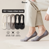 Tất vớ tàng hình nam GOMTAT có đệm silicone chống tuột gót - UYE-7010-1DOI