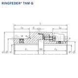  Elastomer Jaw Couplings TNM G 